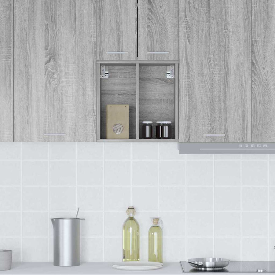 Hangkast Riga Grijs Sonoma 40 x 29,5 x 40 cm Bewerkt hout