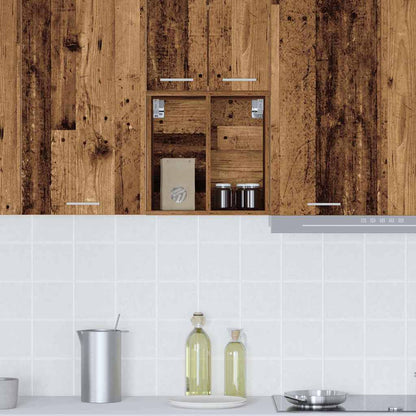 Hangkast met plank Riga Oud Hout 40 x 29,5 x 40 cm Bewerkt hout