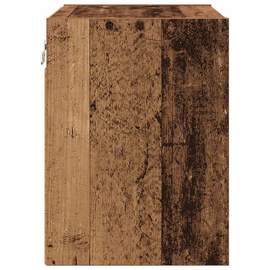 Hangkast met plank Riga Oud Hout 40 x 29,5 x 40 cm Bewerkt hout
