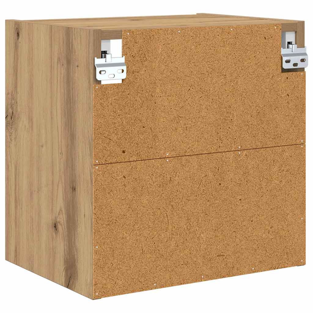 Hangkast Riga Artisan Eiken 40 x 29,5 x 40 cm Bewerkt hout