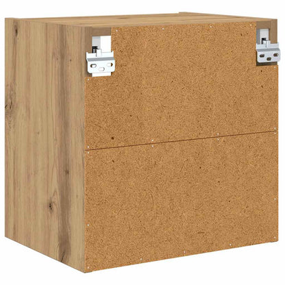 Hangkast Riga Artisan Eiken 40 x 29,5 x 40 cm Bewerkt hout