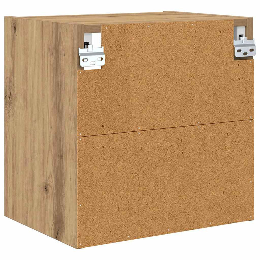 Hangkast Riga Artisan Eiken 40 x 29,5 x 40 cm Bewerkt hout