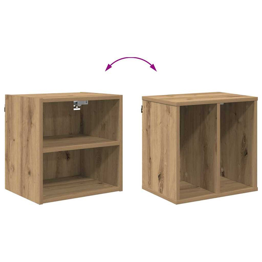 Hangkast Riga Artisan Eiken 40 x 29,5 x 40 cm Bewerkt hout