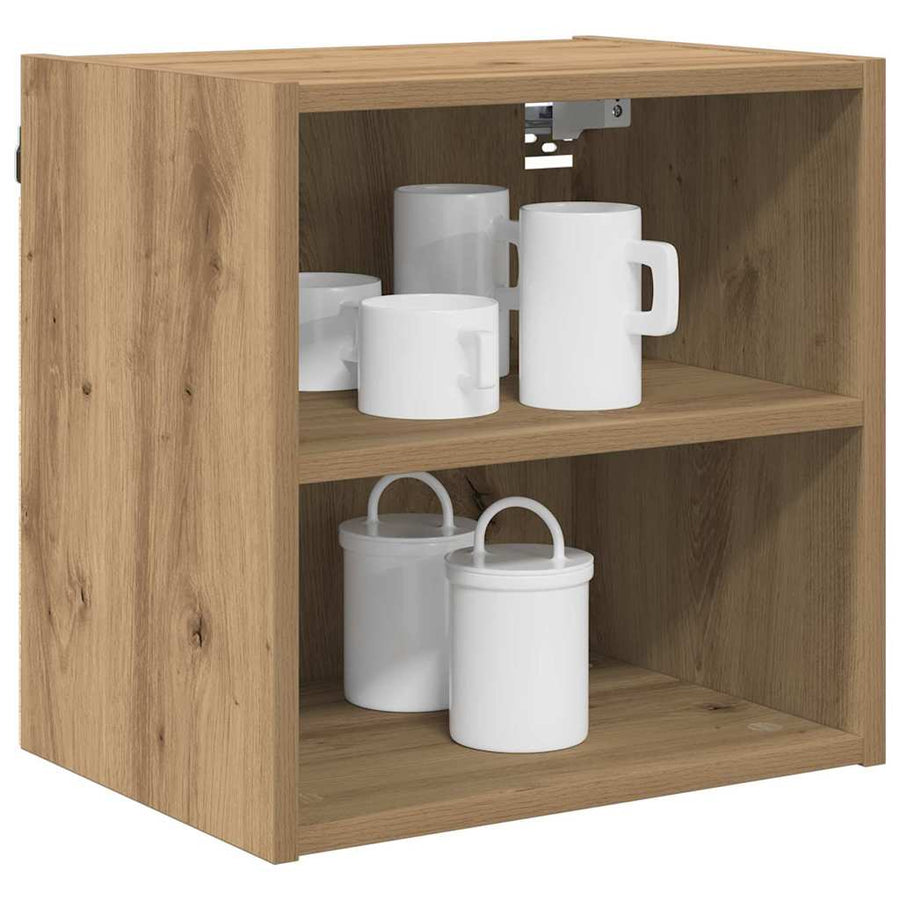 Hangkast Riga Artisan Eiken 40 x 29,5 x 40 cm Bewerkt hout