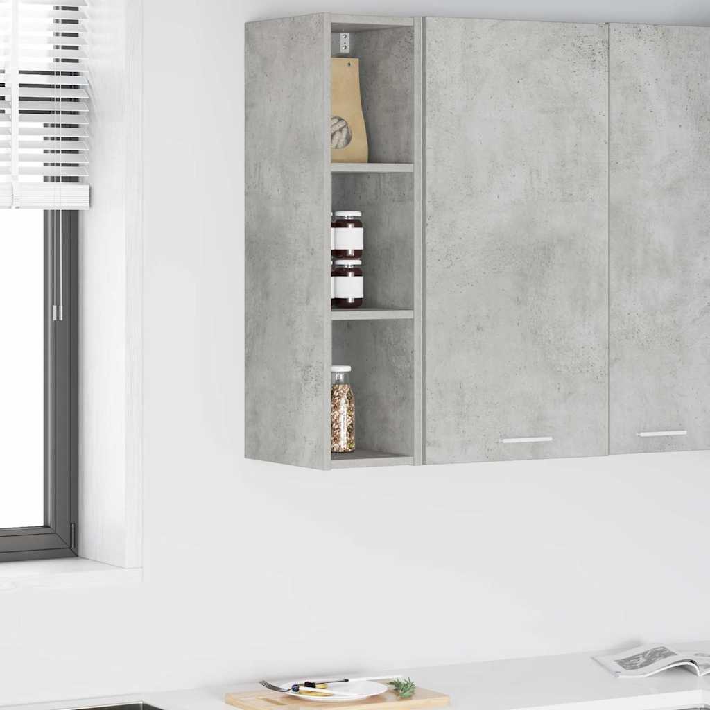 Hangkast Beton Grijs 20 x 29,5 x 80 cm Bewerkt hout