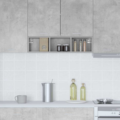 Hangkast Beton Grijs 20 x 29,5 x 80 cm Bewerkt hout