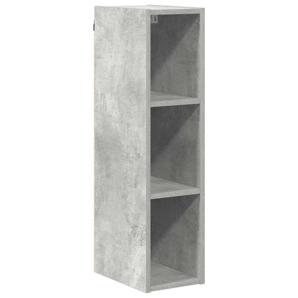 Hangkast Beton Grijs 20 x 29,5 x 80 cm Bewerkt hout