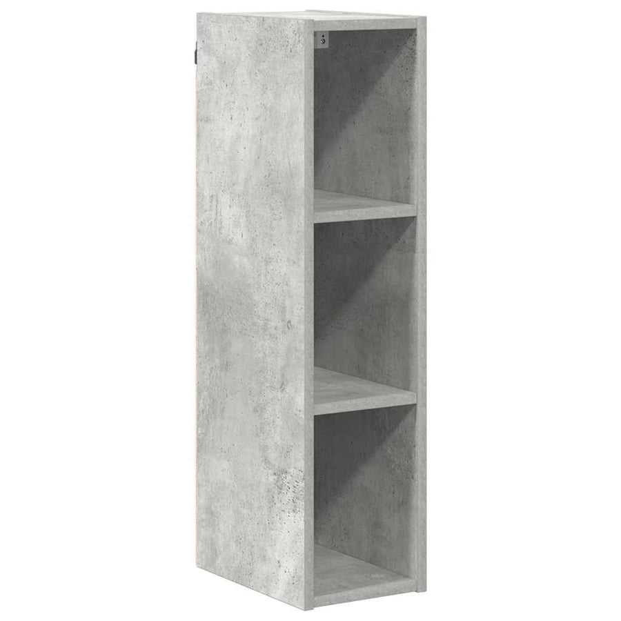 Hangkast Beton Grijs 20 x 29,5 x 80 cm Bewerkt hout