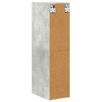 Hangkast Beton Grijs 20 x 29,5 x 80 cm Bewerkt hout