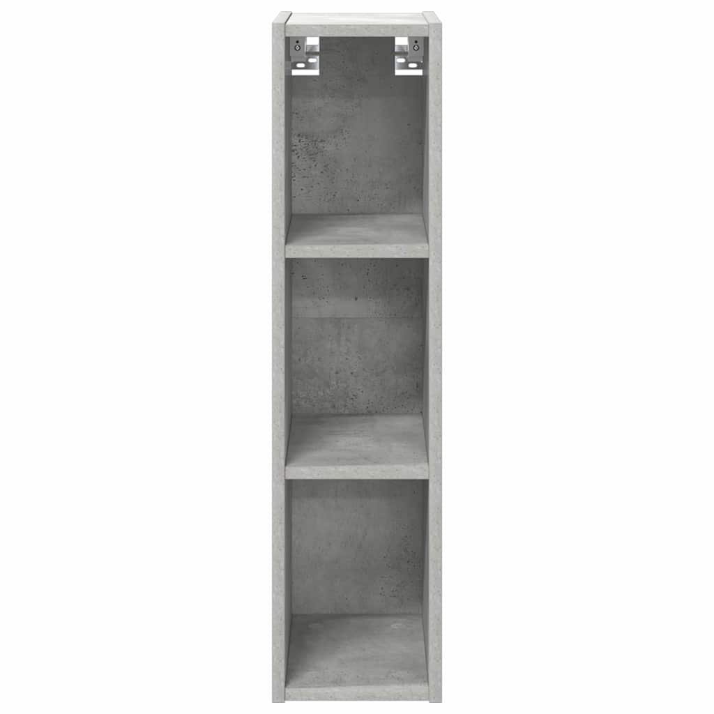 Hangkast Beton Grijs 20 x 29,5 x 80 cm Bewerkt hout