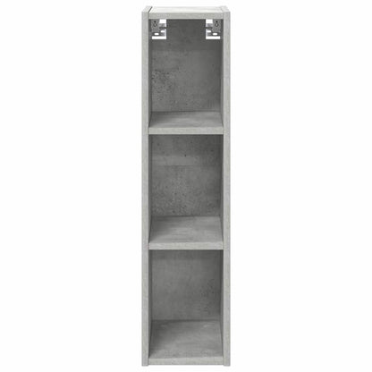 Hangkast Beton Grijs 20 x 29,5 x 80 cm Bewerkt hout