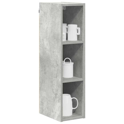 Hangkast Beton Grijs 20 x 29,5 x 80 cm Bewerkt hout