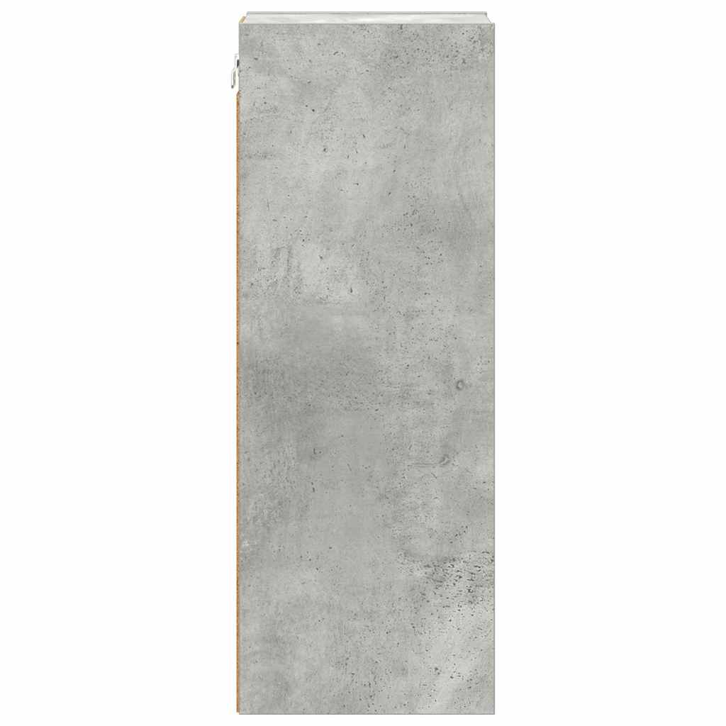 Hangkast Beton Grijs 20 x 29,5 x 80 cm Bewerkt hout