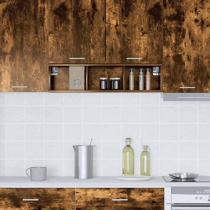 Hangkast Riga Gerookt eiken 20 x 29,5 x 80 cm Bewerkt hout