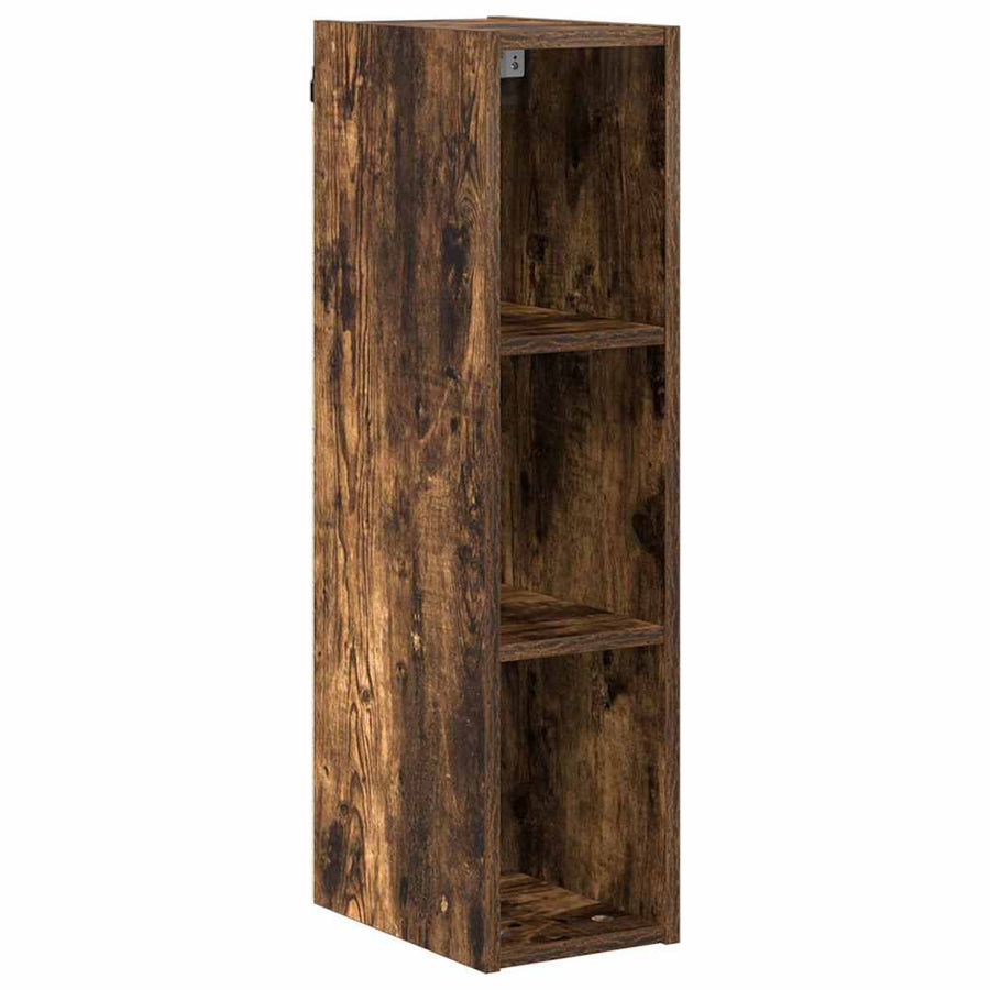 Hangkast Riga Gerookt eiken 20 x 29,5 x 80 cm Bewerkt hout