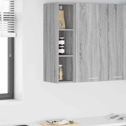 Hangkast Riga Grijs Sonoma 20 x 29,5 x 80 cm Bewerkt hout