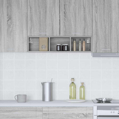 Hangkast Riga Grijs Sonoma 20 x 29,5 x 80 cm Bewerkt hout