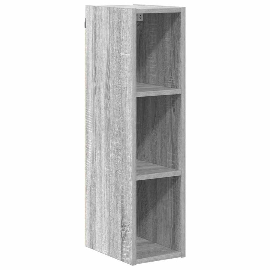 Hangkast Riga Grijs Sonoma 20 x 29,5 x 80 cm Bewerkt hout