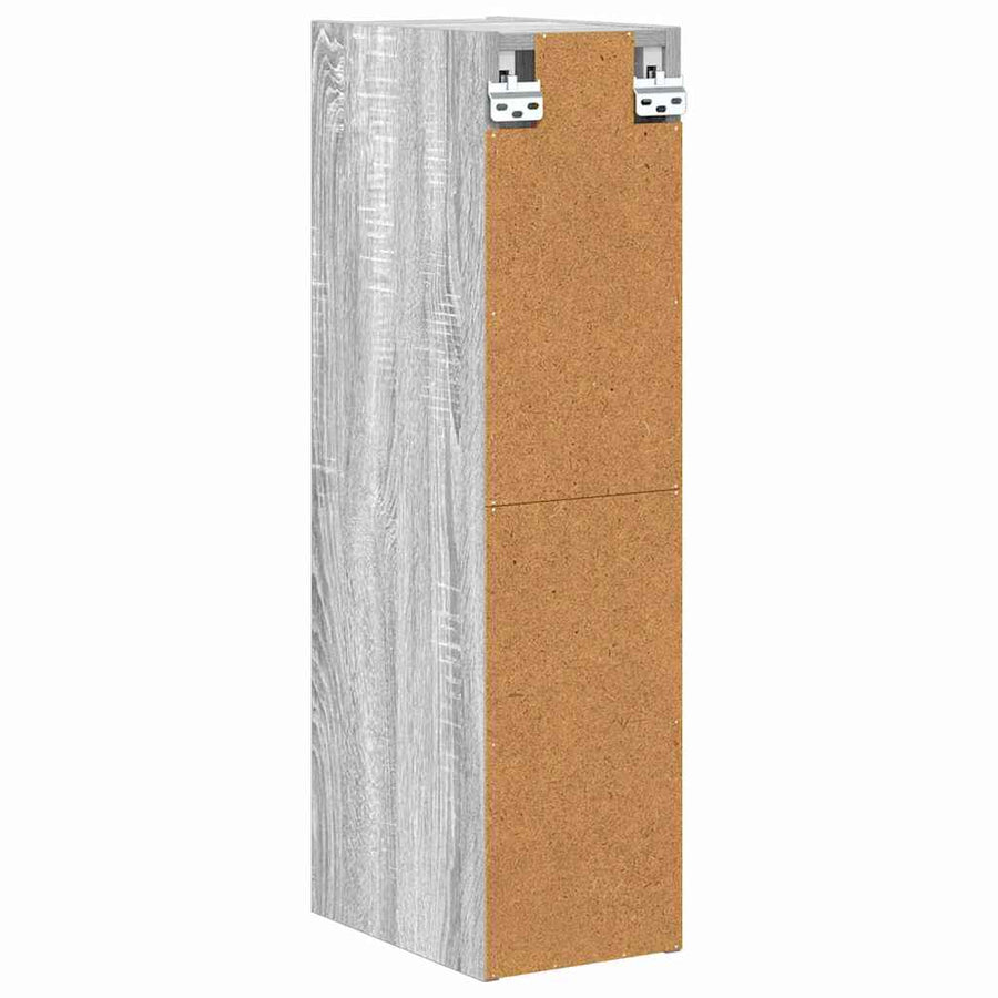Hangkast Riga Grijs Sonoma 20 x 29,5 x 80 cm Bewerkt hout