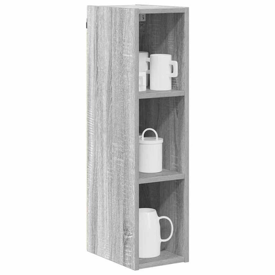 Hangkast Riga Grijs Sonoma 20 x 29,5 x 80 cm Bewerkt hout
