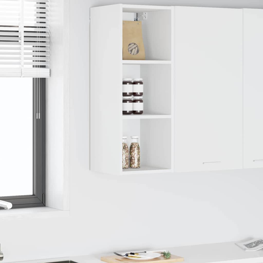 Hangkast met plank Riga Wit 30 x 29,5 x 80 cm Bewerkt hout