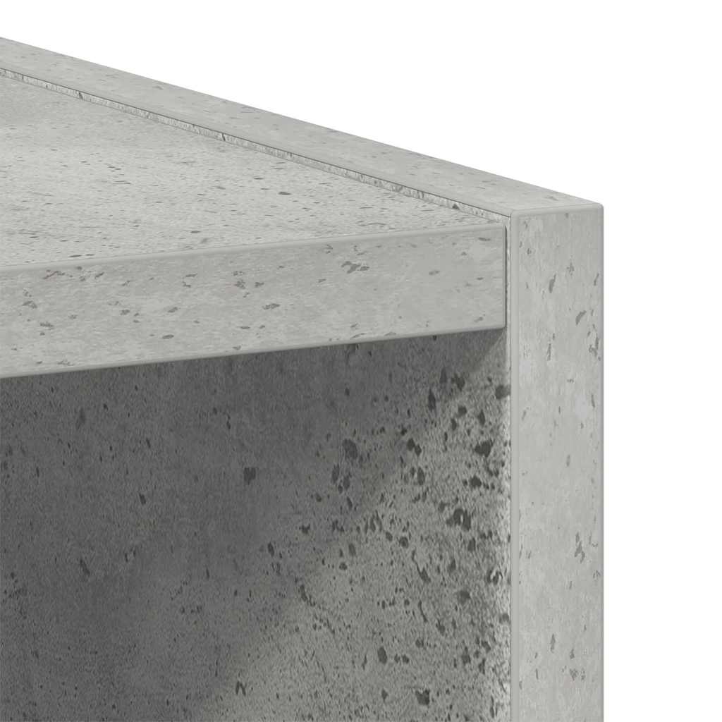Hangkast Riga Beton Grijs 30 x 29,5 x 80 cm Bewerkt hout