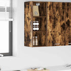 Wall cabinet Smoked oak 30 x 29.5 x 80 cm Engineered wood
