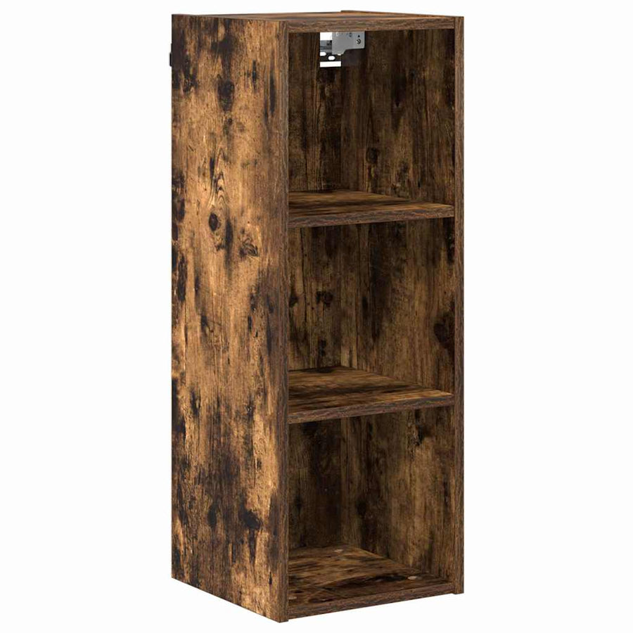 Hangkast Riga Gerookt eiken 30 x 29,5 x 80 cm Bewerkt hout