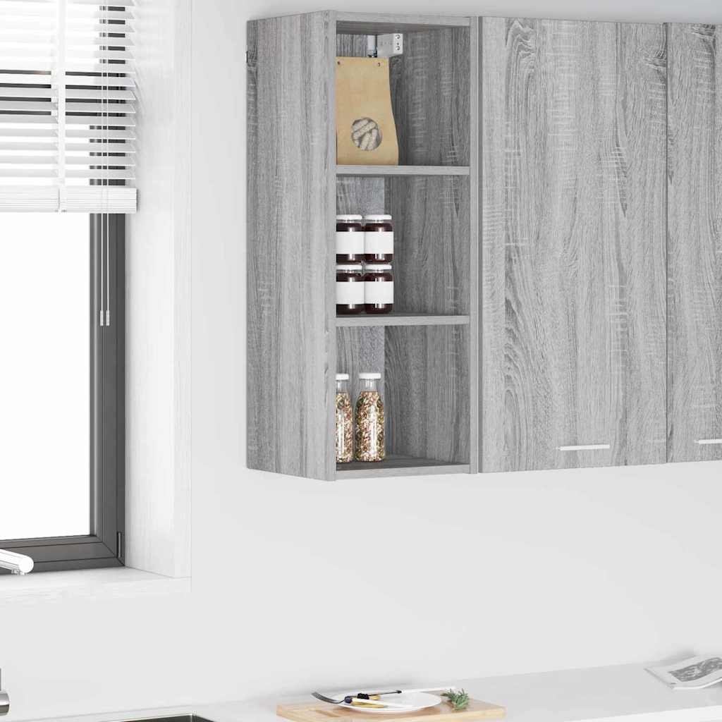 Hangkast Riga Grijs Sonoma 30 x 29,5 x 80 cm Bewerkt hout
