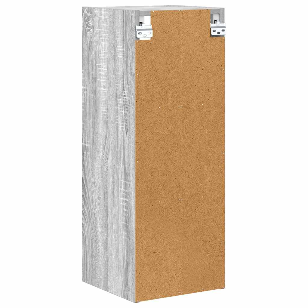 Hangkast Riga Grijs Sonoma 30 x 29,5 x 80 cm Bewerkt hout