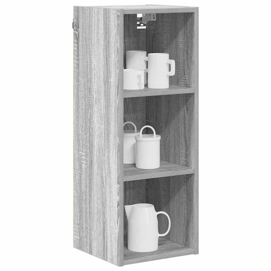 Hangkast Riga Grijs Sonoma 30 x 29,5 x 80 cm Bewerkt hout