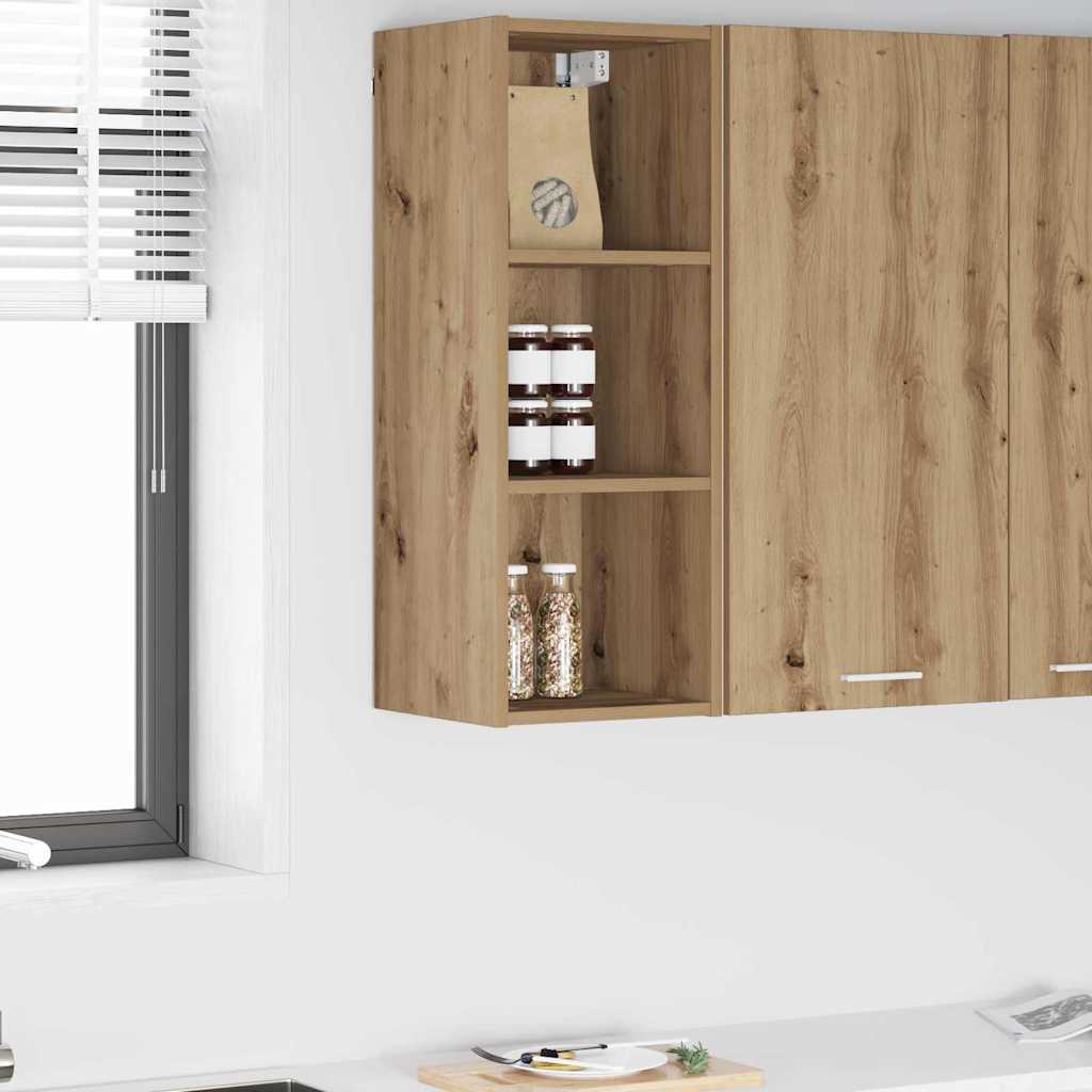 Hangkast Riga Artisan Eiken 30 x 29,5 x 80 cm Bewerkt hout