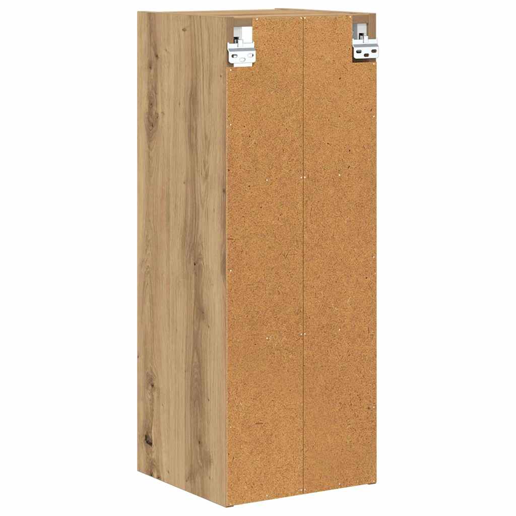 Hangkast Riga Artisan Eiken 30 x 29,5 x 80 cm Bewerkt hout