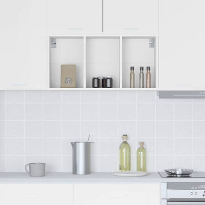Hangkast met plank Riga Wit 40 x 29,5 x 80 cm Bewerkt hout