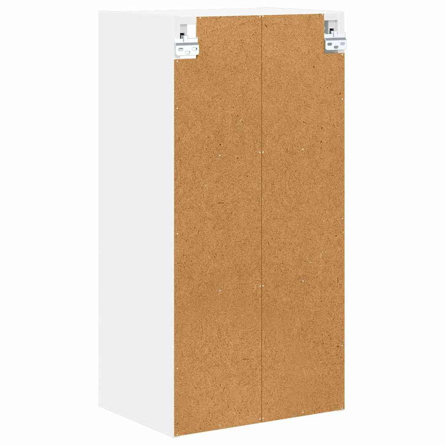 Hangkast met plank Riga Wit 40 x 29,5 x 80 cm Bewerkt hout