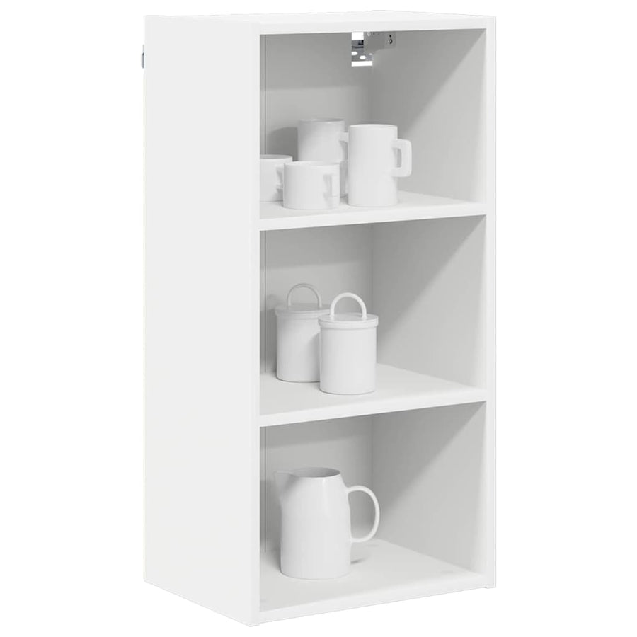 Hangkast met plank Riga Wit 40 x 29,5 x 80 cm Bewerkt hout
