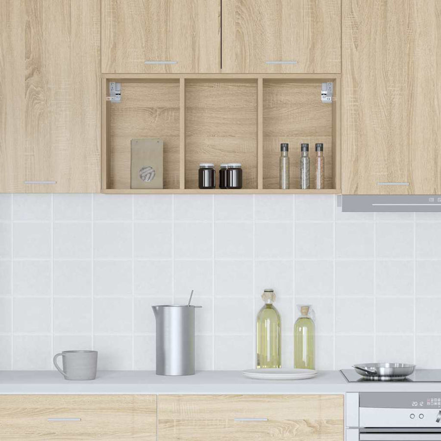 Hangkast Riga Sonoma Eiken 40 x 29,5 x 80 cm Bewerkt hout