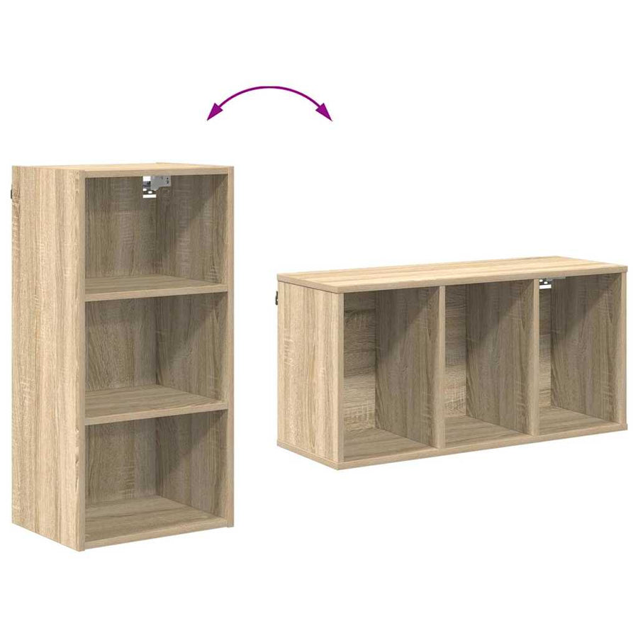 Hangkast Riga Sonoma Eiken 40 x 29,5 x 80 cm Bewerkt hout