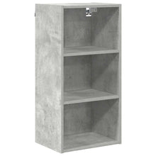 Hangkast Riga Beton Grijs 40 x 29,5 x 80 cm Bewerkt hout