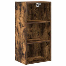 Hangkast Riga Gerookt eiken 40 x 29,5 x 80 cm Bewerkt hout