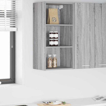 Hangkast Riga Grijs Sonoma 40 x 29,5 x 80 cm Bewerkt hout