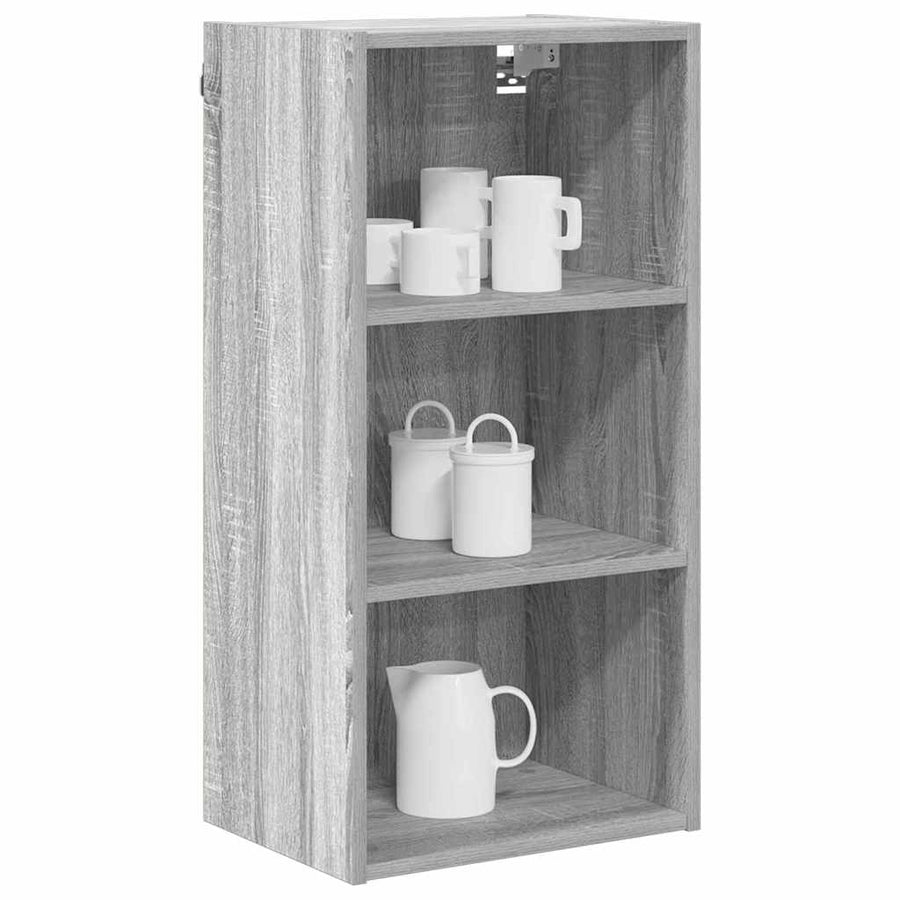 Hangkast Riga Grijs Sonoma 40 x 29,5 x 80 cm Bewerkt hout
