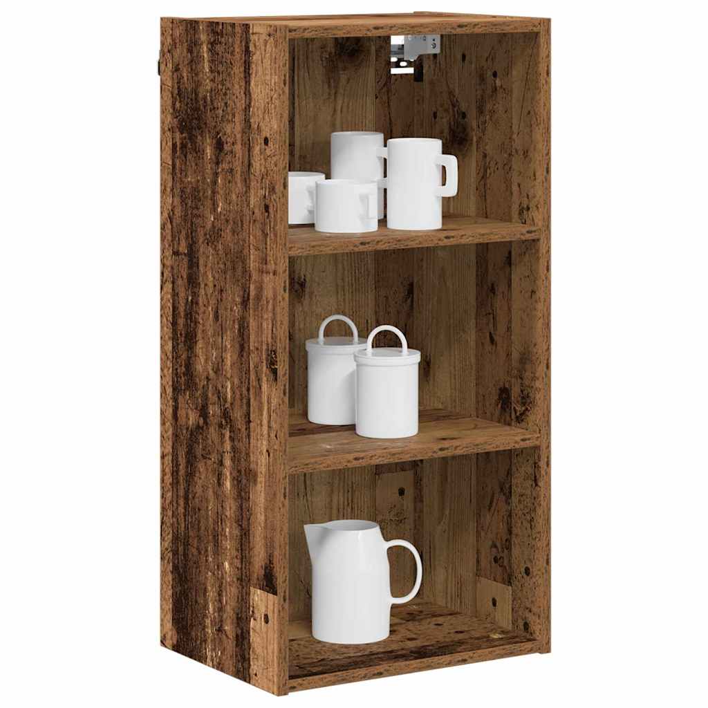 Hangkast met plank Riga Oud Hout 40 x 29,5 x 80 cm Bewerkt hout