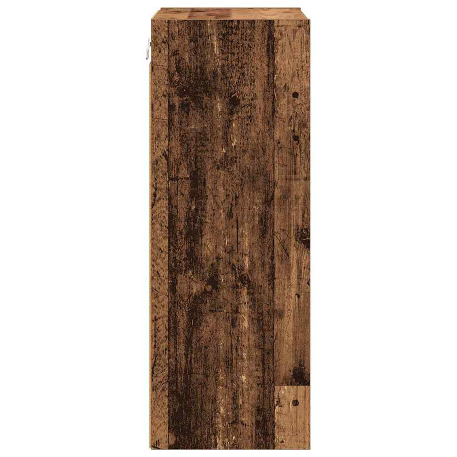 Hangkast met plank Riga Oud Hout 40 x 29,5 x 80 cm Bewerkt hout