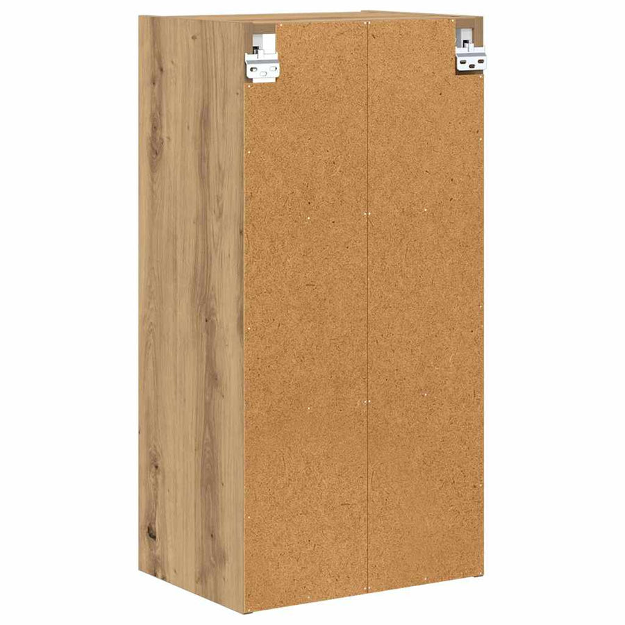 Hangkast Riga Artisan Eiken 40 x 29,5 x 80 cm Bewerkt hout