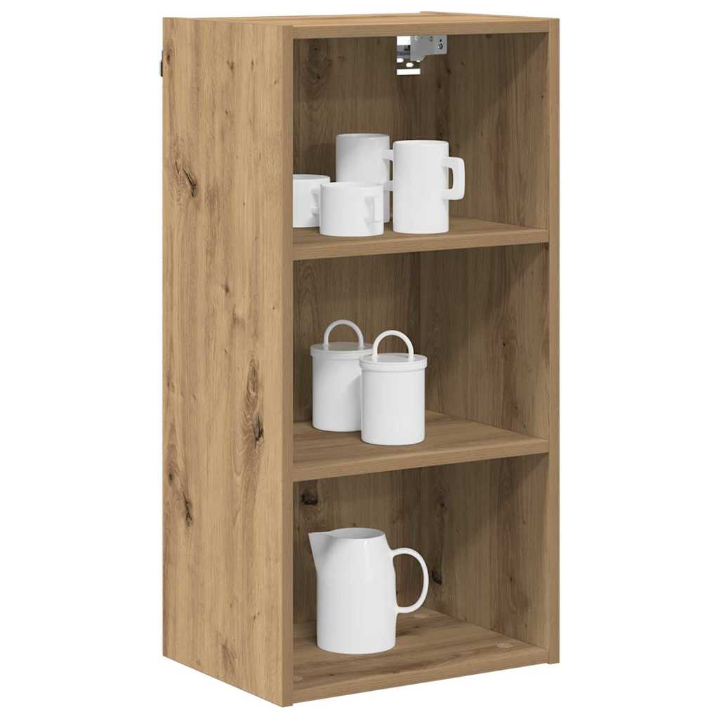 Hangkast Riga Artisan Eiken 40 x 29,5 x 80 cm Bewerkt hout