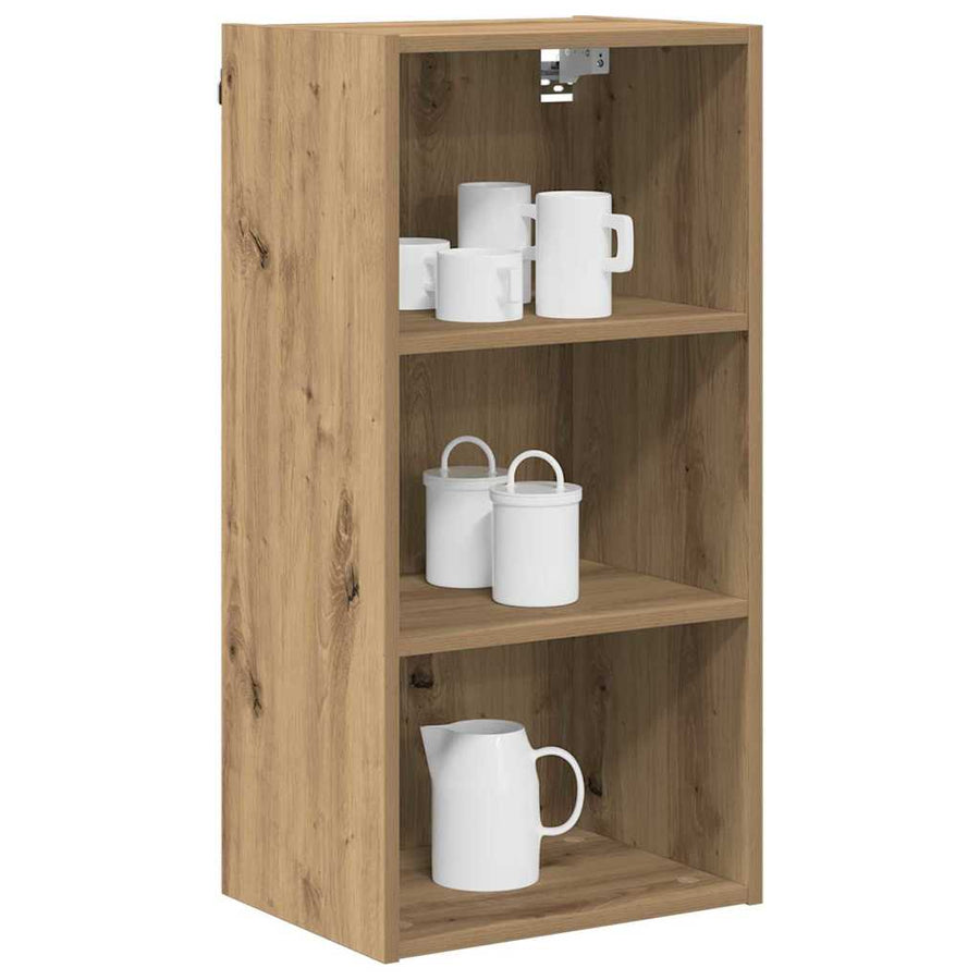 Hangkast Riga Artisan Eiken 40 x 29,5 x 80 cm Bewerkt hout