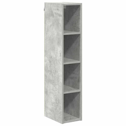 Hangkast Riga Beton Grijs 20 x 29,5 x 100 cm Bewerkt hout
