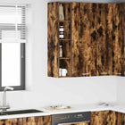 Wall cabinet Smoked oak 20 x 29.5 x 100 cm Engineered wood
