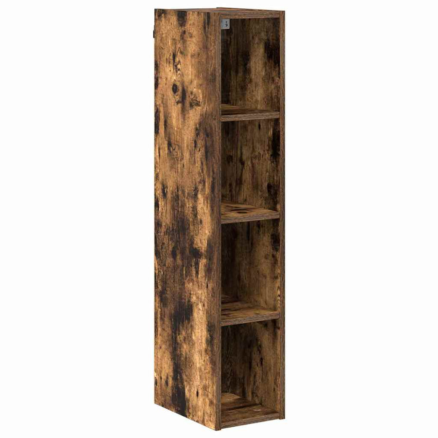 Hangkast Riga Gerookt eiken 20 x 29,5 x 100 cm Bewerkt hout